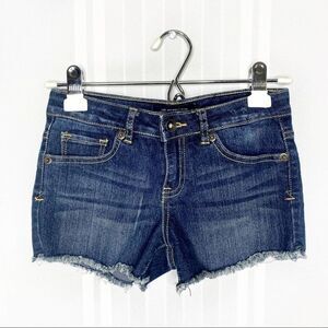 Lucky Brand Riley Short Raw Hem Denim Shorts Size 10 Girl's Summer Cotton Blend